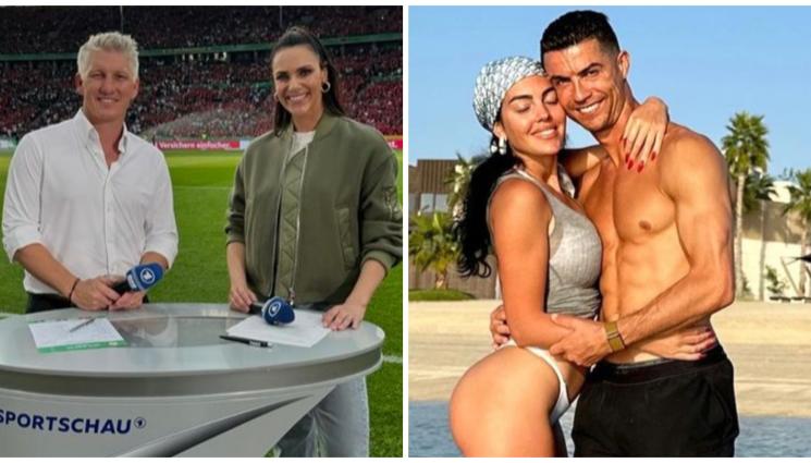 Бастиан Швайнщайгер - Швайнщайгер се зазяпа по дупето на Джорджина