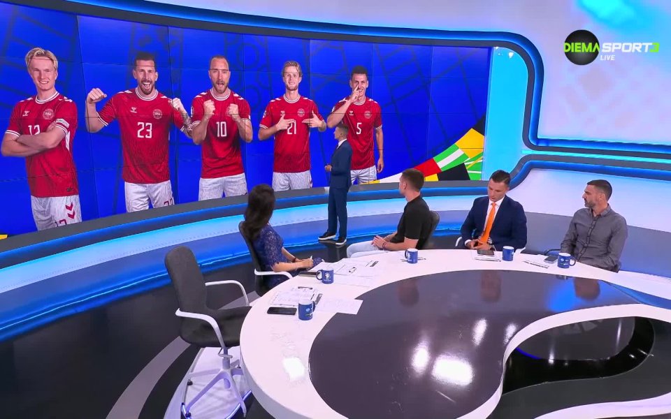 Дания се изправя срещу Англия в мач от UEFA EURO