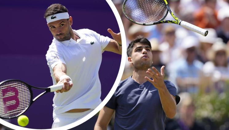 Григор Димитров Карлос Алкарас Куинс - Алкарас последва съдбата на Гришо в Шанхай, падна от почти неизвестен чех