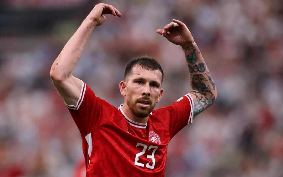 Полузащитникът на Дания Пиер-Емил Хьойберг бе избран за играч на