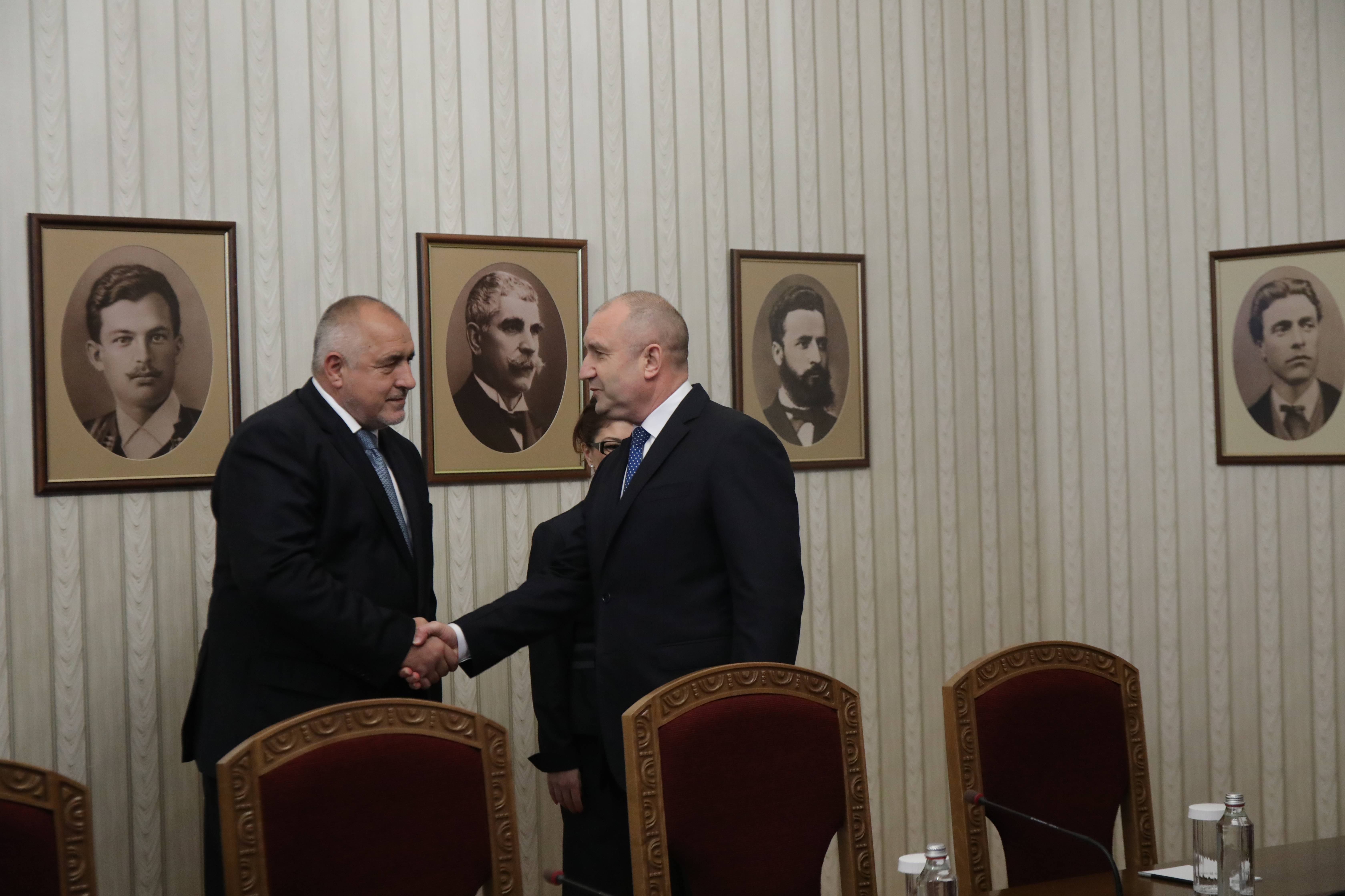 Бойко Борисов Румен Радев