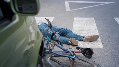 велосипедист катастрофа