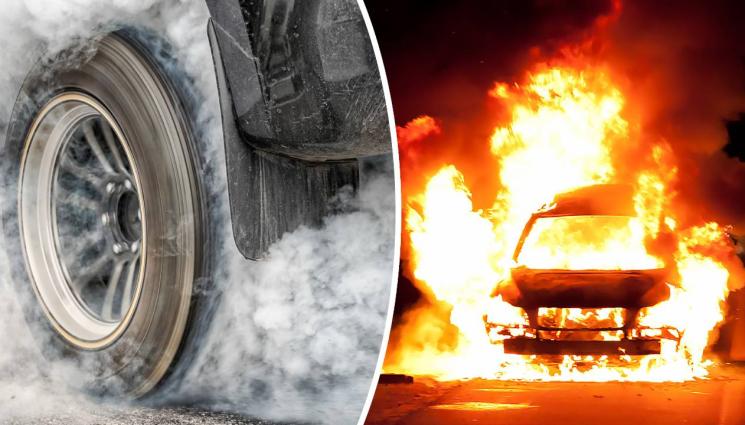 катастрофа - ЗАПОЧНАХМЕ СЕДМИЦАТА С ДРАМА: Помляха се коли в София, едната гори! (СНИМКИ)