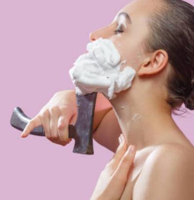 жена с брада