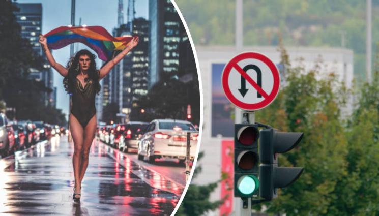 джендъри - ОПАСНО: Джендъри изкъртиха пътен знак за забранен обратен завой