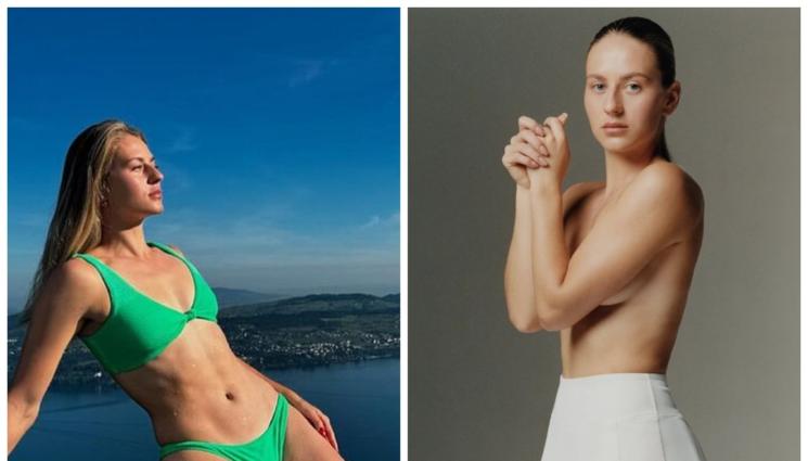 Марта Костюк - Зарадваха украинска красавица с кученце