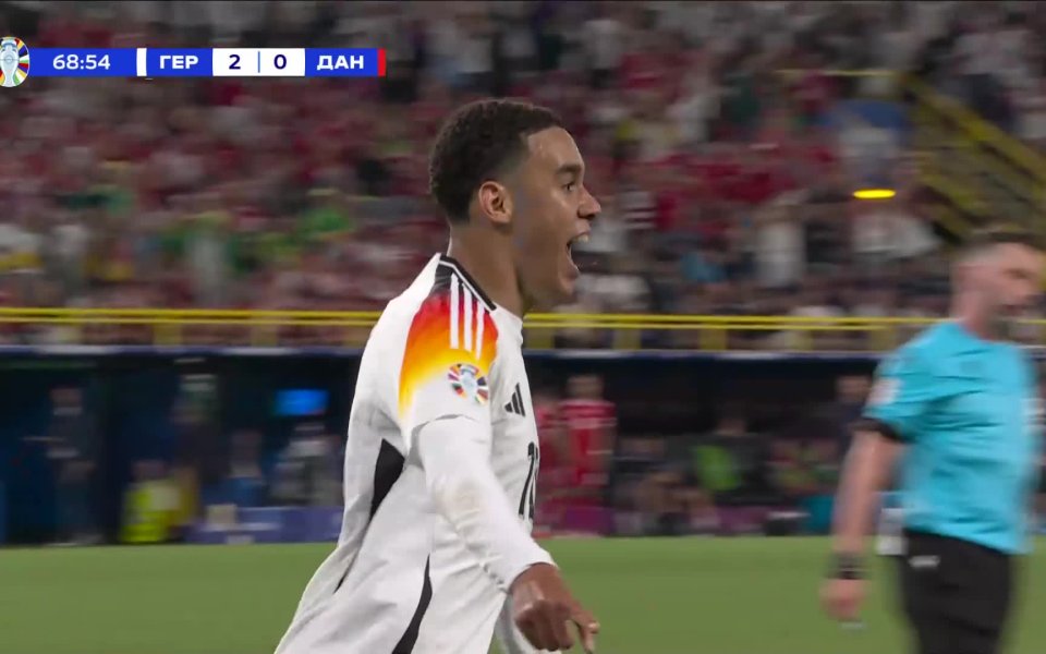 Германия - Дания 2:0 /репортаж/.