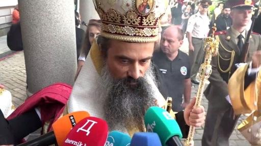 <p>Даниил с първи коментар като патриарх на България (ВИДЕО)</p>
