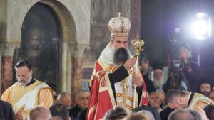 Новоизбраният патриарх Даниил произнася първото си официално слово Приемам кръста