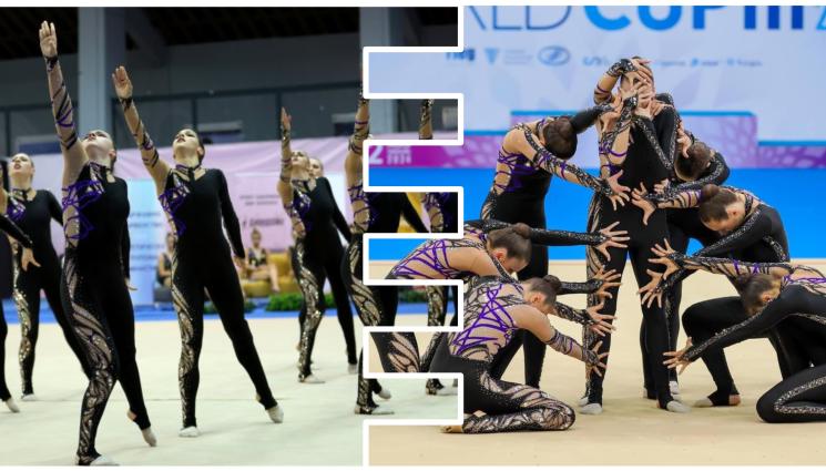 Национален отбор естетическа гимнастика - Националните ни отбори за жени и девойки с титлите на Балканиадата по естетическа групова гимнастика