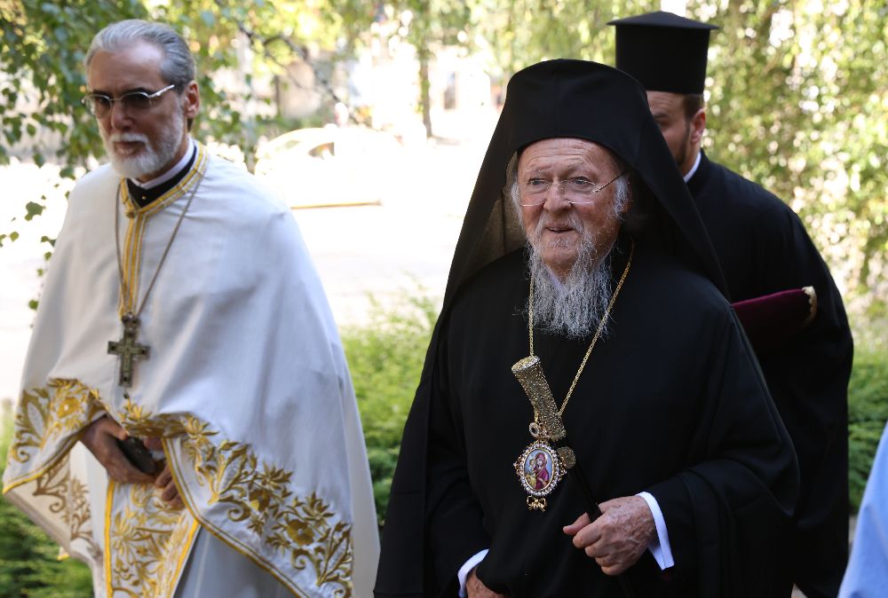 Вселенския патриарх Вартоломей I беше един от високопоставените гости по време на интронизацията