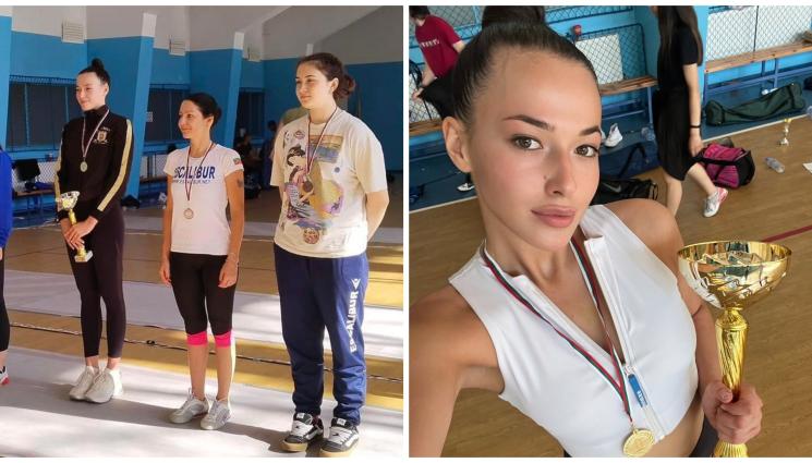 Сара Младенова - Мис България с три титли на рапира