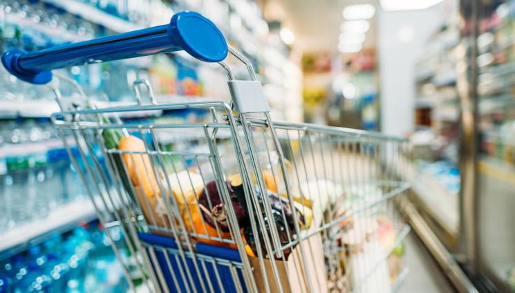 пазар пазаруване пазарска количка магазин хранителни продукти храна