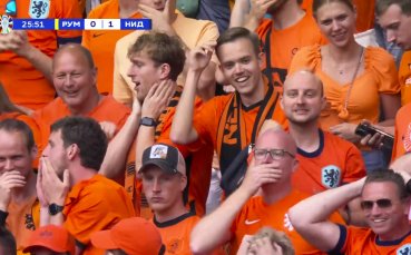 Нидерландия пропусна отлична възможност да отбележи втори гол