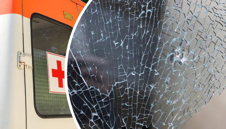 витрина стъкло - КОШМАР! Витрина на магазин се пръсна, наряза десетки