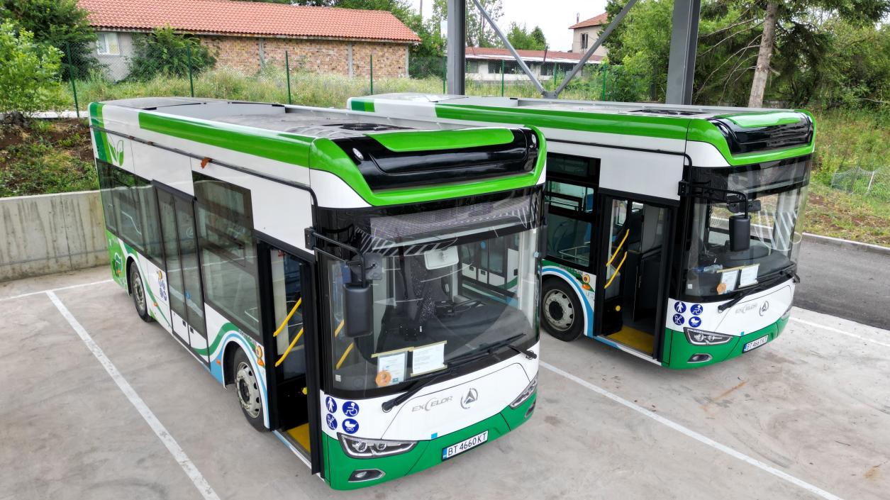Електробуси тръгват по нова линия №100 във Велико Търново