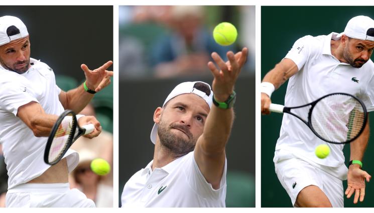 Григор Димитров Уимбълдън - Гришо почна самурайската на „Уимбълдън”!