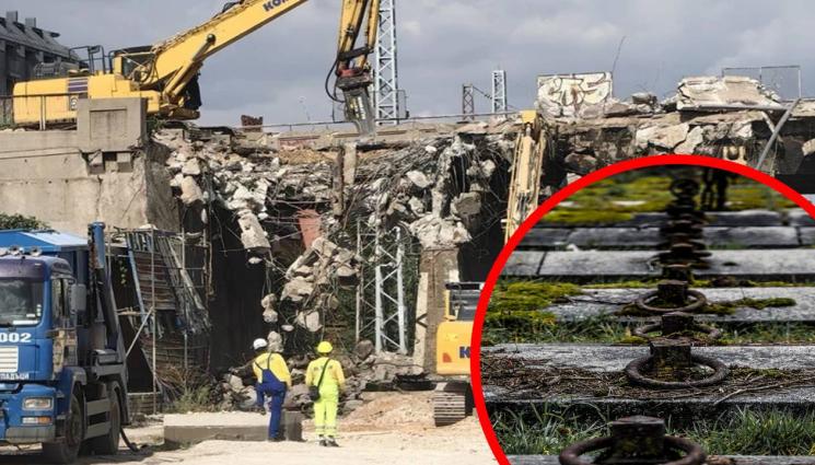 бетонен мост Пловдив гробове - РАЗРУШАВАНЕТО В ПЛОВДИВ: Откриха гробове под релсите!