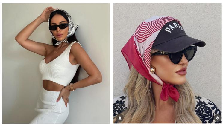 кърпи - СТИЛ ПРЕЗ ЛЯТОТО: Ретро кърпи държат косите ни прибрани (СНИМКИ)