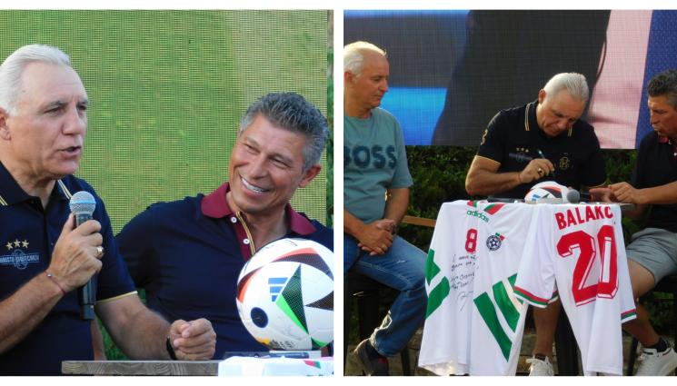 Стоичков Балъков търг - 1000 лв. билетът за търг с фланелки от САЩ’94 и вечеря със Стоичков, Балъков и сие