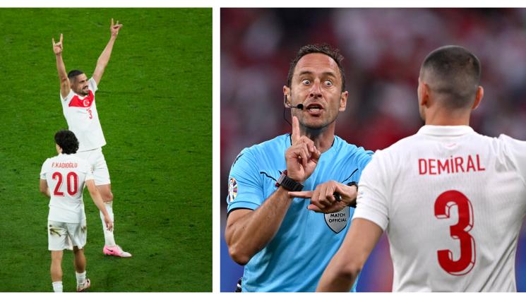 Мерих Демирал Турция Евро 2024 - Турция изригна срещу наказанието на Вълка Демирал. Комшиите пред дипломатически скандал с Германия