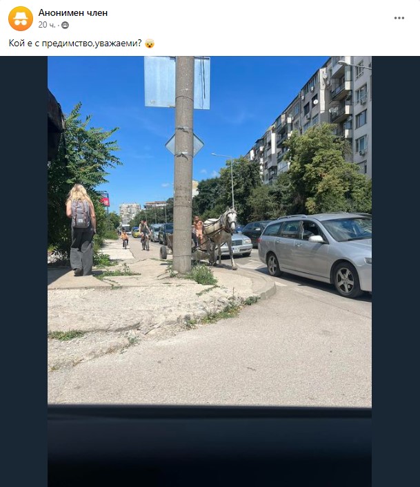 каруца Забелязано в София