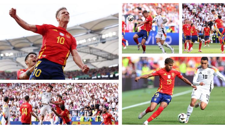 Германия Испания Евро 2024 - „Ла Фурия” изля немската бира!