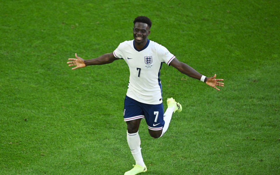   Отборът на Англия успя да изравни резултата срещу Швейцария