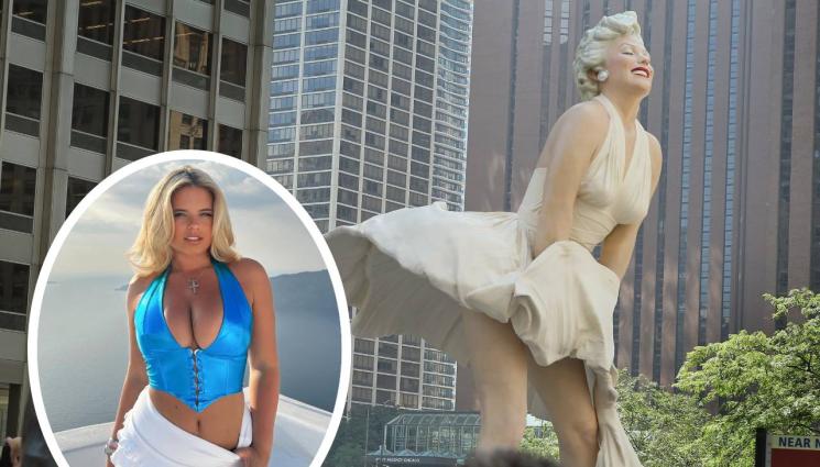 Аполония - Момиче на ринга копира Мерилин Монро (СНИМКА)