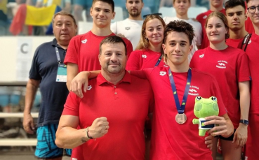 Максим Манолов втори в Европа на 100 м бруст при юношите