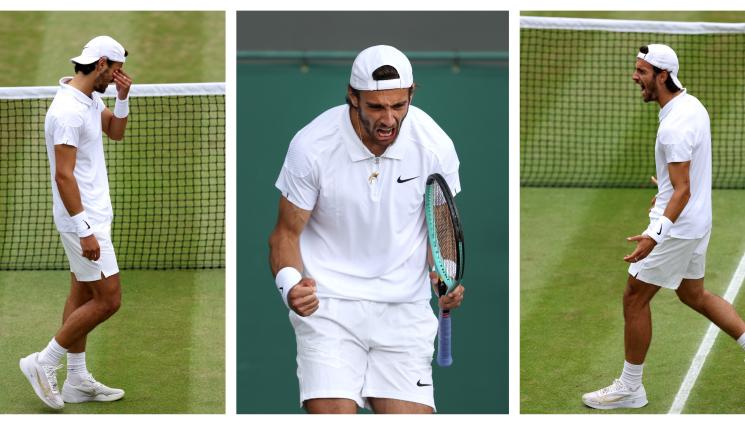 Лоренцо Музети - Лоренцо Музети проби за сефте до топ 8 на турнир от Шлема