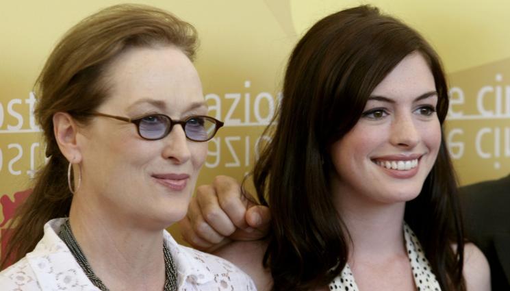 Meryl Streep Anne Hathaway - Снимат продължение на „Дяволът носи Прада“