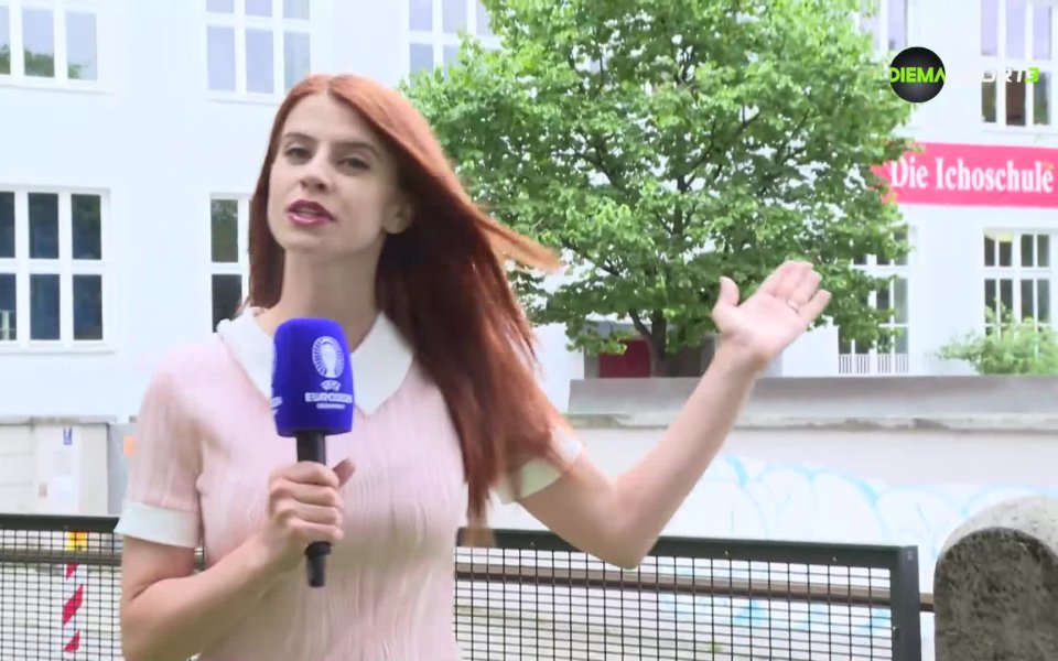 Репортерката на DIEMA XTRA  - Валерия Видева, както и операторът