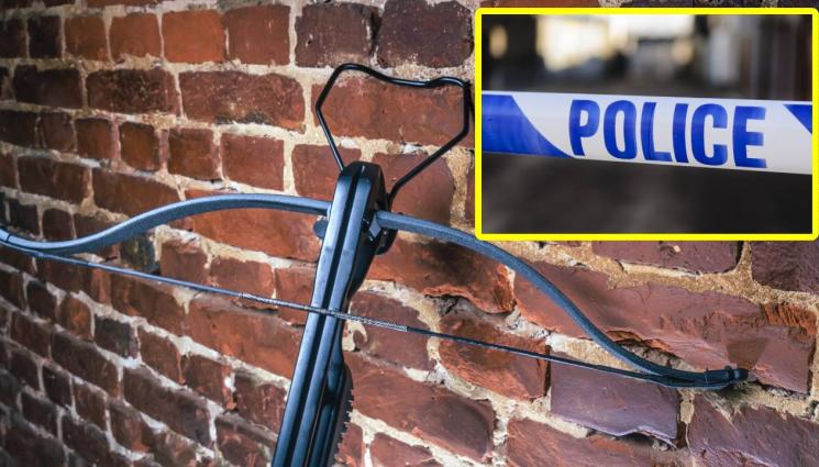 арбалет - Издирват мъж, убил с арбалет майка и двете й дъщери