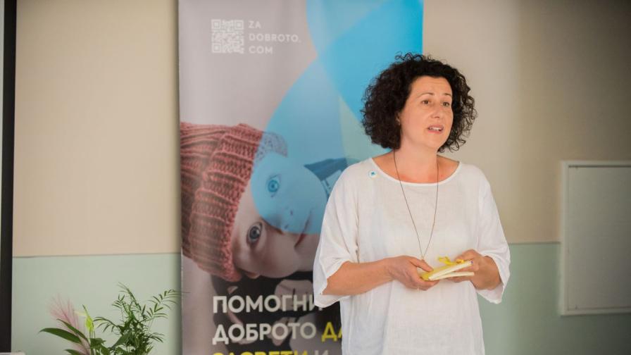 Полина Троянова, представител на фондация „За доброто“