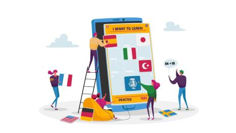 учене телефон