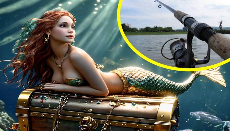 русалка сандък - ХВАНАХА ЗЛАТНАТА РИБКА: Уловиха сейф със стотици хиляди в него! (ВИДЕО)