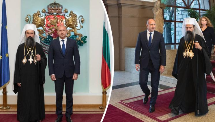 Румен Радев патриарх Даниил - НА ПЪРВА СРЕЩА: Президентът и патриархът обсъдиха учебния предмет „Религия“