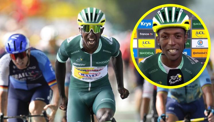 Биниам Гирмай Тур дьо Франс - 24-годишен еритреец с хеттрик на Тур-а, №1 е при спринтьорите
