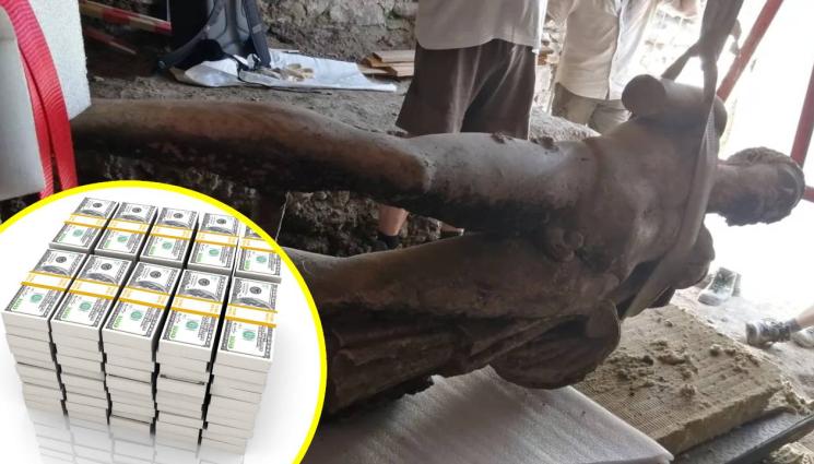 статуя бог Хермес - Откритата статуя край Рупите струва милиони!