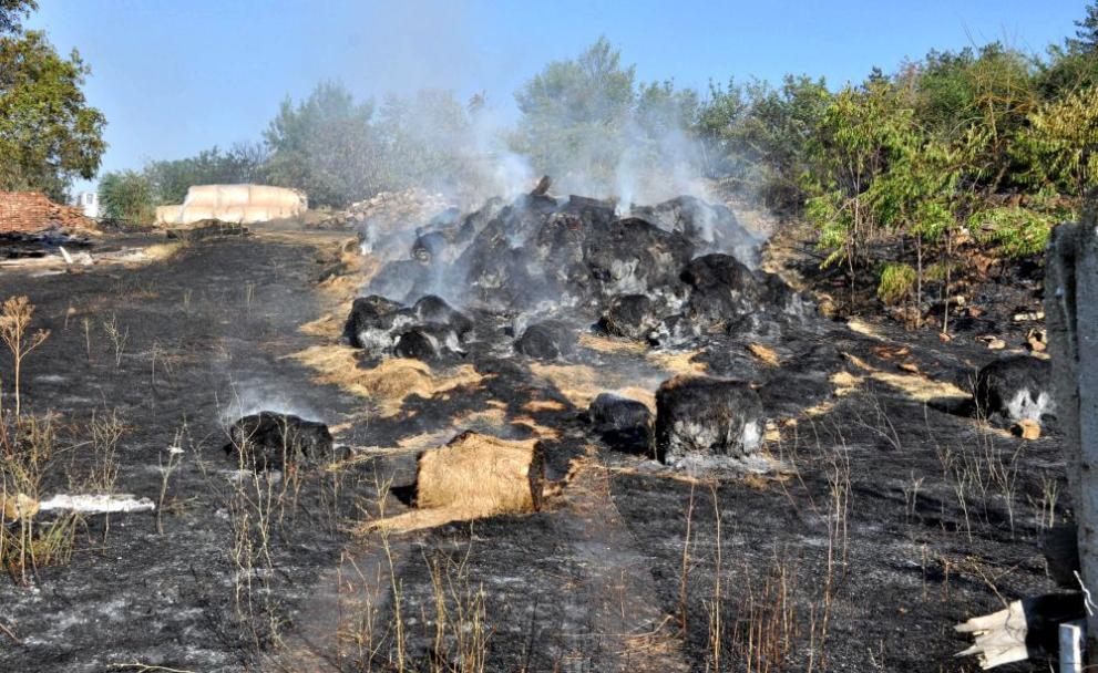  пожар Тополовград 