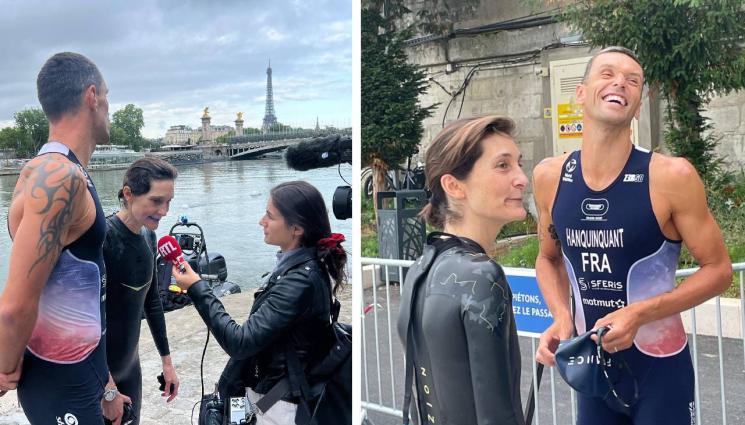 Париж 2024 - Френският спортен министър се хвърли във водите на Сена