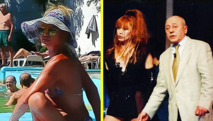 Жената каучук - В ГЛАВНАТА РОЛЯ: Жената каучук с шапка и бански от внуците