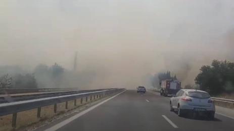 пожар хемус магистрала