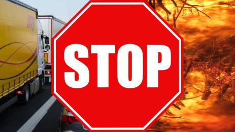 камиони огън стоп