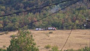 Пожарът в землищата на селата Михилци и Иван Вазово е