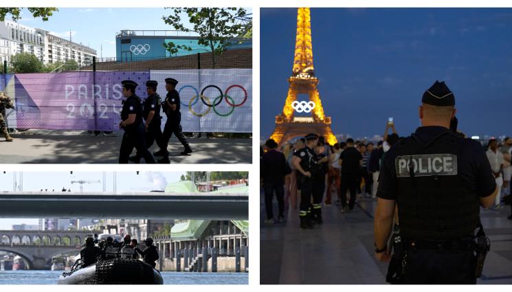 Париж 2024 полиция - 45 000 полицаи vs. 300 000 зрители на откриването на олимпиадата