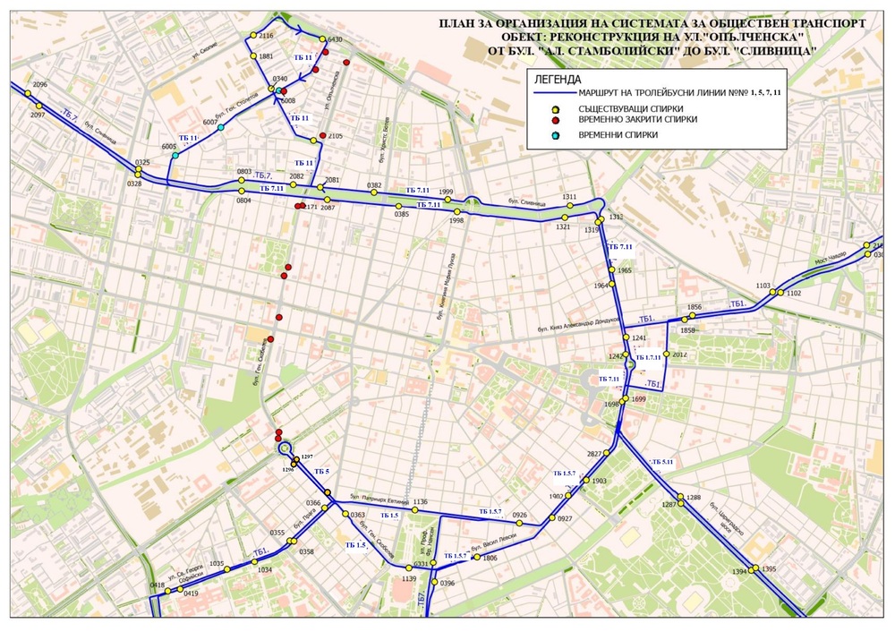 карта опълченска