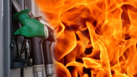 пожар бензиностанция