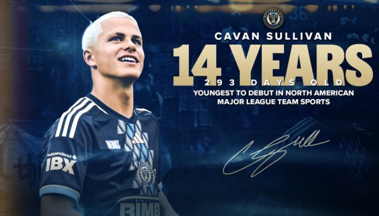 Каван Съливан МЛС - Уникат: Ето го най-младият играч в МЛС, НБА и НХЛ от половин век! 14-годишният Кавън Съливан реално е собственост на Манчестър Сити